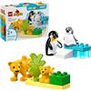 LEGO Duplo 10442 - Famiglie di animali: pinguini e leoni