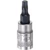 QUARKZMAN Bussola Torx Punta T25 Solido Stella 1/4 Guida 1,46 Lunghezza S2 Punta Acciaio CR-V Bussola per Cricchetto Chiave Scorrimento Barra Prolunga Asta