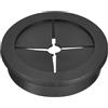 QUARKZMAN 1pz Passacavo per Scrivania, 1-3/4 Pollici (45mm) Passacavo in Gomma Flessibile Copertura Foro Filo per Organizzatore Cavi Scrivania Computer, Nero