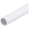 QUARKZMAN Tubo Rigido Rotondo in PVC 7mm ID 9mm OD 8 Lunghezza Bianco ad Alta Resistenza per Tubi d'Acqua, Artigianato, Guaina Cavi