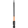 QUARKZMAN H1,5 Inserti per Avvitatore 1,5mm Punta Piatta Metrica 1/4 Attacco Esagonale 100mm (4) Cacciavite Industriale Bussola Esagonali in Fosfato Nero Magnetico Lungo