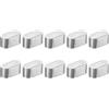 QUARKZMAN 10pz Chiave a Piuma Estremità Rotonda, 5x5x10mm Chiavette Elastiche Acciaio Inossidabile Professionale Chiavetta Parallela per Albero Trasmissione per Industria Meccanica Fissaggi
