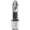 QUARKZMAN Punte Cacciavite a Croce Phillips PH2 con Punta Dentellata 1/4 Esagonale 1 (25mm) Lunghezza aimanté ad Impatto Anti Scivolamento per Avvitatori Industriali per Rimuovere
