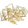QUARKZMAN 80pz Chiodi Piccoli Piccoli 1.2mmx20mm(Dxl) Ottone Chiodi Hardware Chiodi Piccoli Chiodi Quadri per Scatole Decorative Fai da Te Legno Accessori Casa, Tonalità Ottone