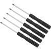 CoCud Cacciavite a Taglio Mini, Dimensione 2,0mm Lunghezza 82mm, Cacciaviti a Testa Piatta Acciaio al Carbonio con Manico Antiscivolo per Occhiali, Orologi o Laptop, 5pz