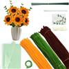 wuyukeji Scovolini Colorati per Lavoretti,220 Pezzi Tubi Pulitori per Pipe Fai da Te,Bastoncini Decorativi in Ciniglia Viene Fornito con Carta da Regalo, Nastro e Nastro Adesivo,Per Realizzare I Girasoli