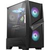 MSI CABINET ATX MIDI TOWER MSI MAG FORGE 100R 2xUSB 7xslot 3xFan-120mmARGB ATX MICRO-ATX MINI-ITX 421x210x499mm Vetro Tem - 306-7G03R43-HH9