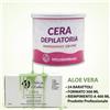 Cera Depilatoria Aloe Vera 400 ml Professionale liposolubile Tuttoperlestetica - Made in Italy 1 BARATTOLO