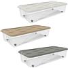 RECA PLAST - Contenitore Multiuso Storage Box Dune con ruote 40 litri - h17x80x40 cm