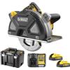Dewalt DCS383H2-QW 18V 5Ah sega circolare per metalli ø 184 mm