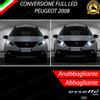ELT KIT FARI FULL LED PEUGEOT 2008 ANABBAGLIANTI ABBAGLIANTI 6000K CANBUS NO ERROR