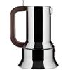 Alessi 9090/M - Caffettiera di Design con Fondo a Induzione in Acciaio Inossidabile 18/10, 10 Tazze