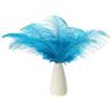 PATIKIL 8-10 Pollici(20-25cm) Piume di Struzzo, 30pz Piume Struzzo Artificiali Naturali Rinfusa per Decorazioni Centrotavola Feste Matrimonio Artigianato Azzurro (5 Larghezza)