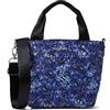 Baggallini, Mini borsa da trasporto Donna, Indigo petalo, Einheitsgröße