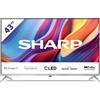 SHARP TV QLED 43 43GP6265E ULTRA HD 4K SMART TV WIFI DVB-T2 GOOGLE TV**PUOI PAGARE ANCHE ALLA CONSEGNA!!!**