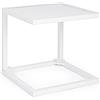KONTE.DESIGN Tavolino HILDE Bianco 40x40 cm