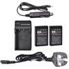 QIAO JIN LIN DSTE - Batteria ricaricabile agli ioni di litio BLS-1 PS-BLS1 + caricatore da viaggio DC84U, compatibile con fotocamere Olympus E-400 E-410 E-420 E-450 E-600 E-620 E-P1 E-P2 E-P3 E-PL1 E-PL3 E-PM1