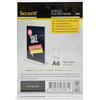 SECURIT - Porta Poster da Tavola Verticale - Formato A6 - Trasparente | Acrilico Resistente - Aggiornamento Rapido - Per Bar e Ristoranti