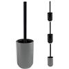 Spirella Scopino per WC Spirella con supporto in ceramica Jaro grigio e nero