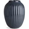 HAK Kähler Kähler Vaso H25,5 cm Hammershøi Design danese per fiori Fatto a mano, grigio