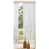 Gardinenbox 20303, Tenda a Fili con scorrimento a Tunnel, 250 x 145 cm, Bianco