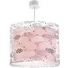 Dalber Lampada a sospensione per bambini Dalber Clouds, nuvole, rosa, 41412MS, attacco E27, lampade per bambini, cameretta per bambine.