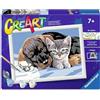 Ravensburger - CreArt Serie D - Amicizia Speciale | Kit Pittura Bambini | Dimensione Di 25 x 18,30 | Giochi Bambina 9 Anni | Paint By Numbers | Idee Regalo | Regalo Bambino 9 Anni