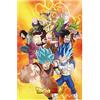 SD TOYS - Poster 3D Universal Survival Heroes Dragon Ball Super - Misure 38 x 58 cm