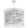 Dalber Lampada a sospensione per bambini Clouds, modello Nuvole grigie, 41412ME, attacco E27, lampade per bambini, cameretta.