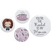 Friends Carat Shop, Set di Distintivi con Bottoni Rachel Ufficiali