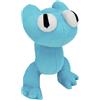 Rainbow Friends - Peluche da collezione, ciano, 20 cm