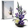 Nifeliz Botanicals Fiori Gladiolo Set Di Costruzione, Mazzo Di Fiori Adatto per La Decorazione dell'Ufficio Domestico, Un Regalo Ispirato alla Natura per Adulti (478 Pezzi, NF10332)
