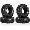 Fukaisu 4pz 34x14mm/0.7 Pneumatici Swamp Claw per 1/30 Axial SCX30 Remote RC Crawler, per Fango Terra e Roccia