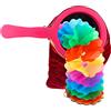 LOCOLO Magica borsa magica con maniglia, borsa per trucchi magici con Magic Change Flower Magic Change Bag Manopola girevole fa apparire cose Magic Trick Prop Tricks Bag