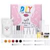 JEMPET Lip Gloss - Kit fai da te per lucidalabbra, materie prime, materiale cosmetico, realizzato a mano
