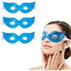 Kaslaider 3 Pezzi Maschera Gel per Occhi, Caldo e Freddo Riutilizzabile | Maschera Occhi Gel Freddo, Maschera Ghiaccio e Freddo per Occhi Gonfi, Occhi Stanchi, Mal di Testa, Occhiaie, Emicrania