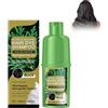 Lruiyem Tintura per Capelli per Piante 100ml, Gel Da Colorare per Capelli Nutritivi, Black Hair Dye Shampoo Capelli, Tessuta Di Mousse a Bolla, Copertura Nera Naturale E Lucentezza