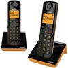 Alcatel S280 duo arancio Telefono Vivavoce Rubrica 50 nomi