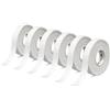 WARM BODY COLD MIND Tape Sportivo 1.3cm x 10m - Finger Tape di Zinco Rigido, Nastro Sportivo per Dita, Crossfit - BJJ - Palestra - Pallavolo - Arrampicata (Bianco, 6 Rotoli)