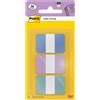 Post-it® Index Segnapagina Post-it® Index Pastel Tabs 24x38 mm - blu, viola, verde - conf. 3 pz/12 ff - 686-3 COAST - F08599