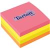 Post-It Foglietti riposizionabili Tartan™ Notes 76x76 mm colori assortiti neon - cubo da 400 ff - 7676 N CUBO - F08598