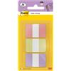 Post-it® Index Segnapagina Post-it® Index Pastel Tabs 24x38 mm - rosa, giallo, viola - conf. 3 pz/12 ff - 686-3 SUN - F08600