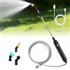 Vegena Spruzzatore Elettrico Per Piante, Pistola A Spruzzo Giardino, Tubo Da 5 M, 3 Ugelli, Ricarica Usb, Spruzzatore Elettrico A Pressione Per Erbacce Da Giardino