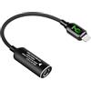 GELRHONR PD DC7450 - Caricatore DC da 140 W a USB C, 20 V/5 A, con indicatore LED, DC 7,4 mm x 5,0 mm (7,4 x 0,6 mm) femmina a USB tipo C maschio PD, cavo adattatore di ricarica per telefoni, tablet