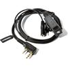 HYSHIKRA Cavo adattatore audio radio universale a 2 vie da 3,5 femmina a 2 pin con PTT compatibile con Baofeng UV-5R UV-5RA UV-82 Kenwood TH-22AT Quansheng K5 K6 TK-11