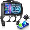 ETLFUCyber 2G+64G Android Autoradio Per Mazda 2 2007-2014 con Wireless Carplay e Android Auto, Autoradio Touch Screen da 9 Pollici Con WiFi, Navigazione GPS, Bluetooth, FM RDS