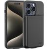 Fraternize Custodia a batteria migliorata per iPhone 16 Pro Max,7000 mAh caricatore ricaricabile custodia di ricarica sottile e portatile custodia per caricabatterie per cellulare