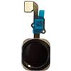 DHLK® Cavo Tasto Home Compatibile con iPhone 6S Plus Nero - No Impronta Digitale (A1634, A1687, A1699)