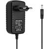 Azlanway Alimentatore di rete 12 V 2 A con spina 5,5 x 2,5 mm, cavo da 2 m, adattatore universale AC per strisce LED, cuscino termico, fotocamera, router, auto elettrica per bambini, 100-240 V, 24 W