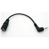 REY ONOGAL 2464 - Cavo di prolunga audio Jack 2,5mm Maschio a Jack 3,5mm Femmina, 90 gradi
